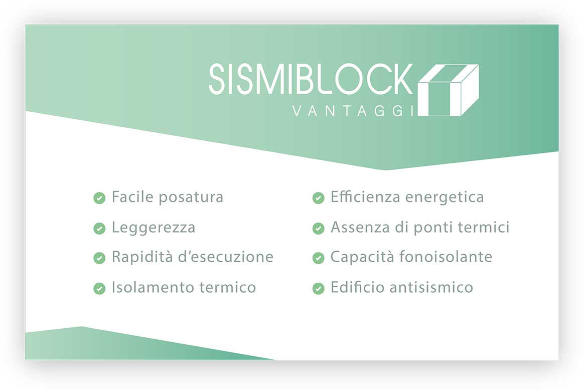 Sismiblock vantaggi