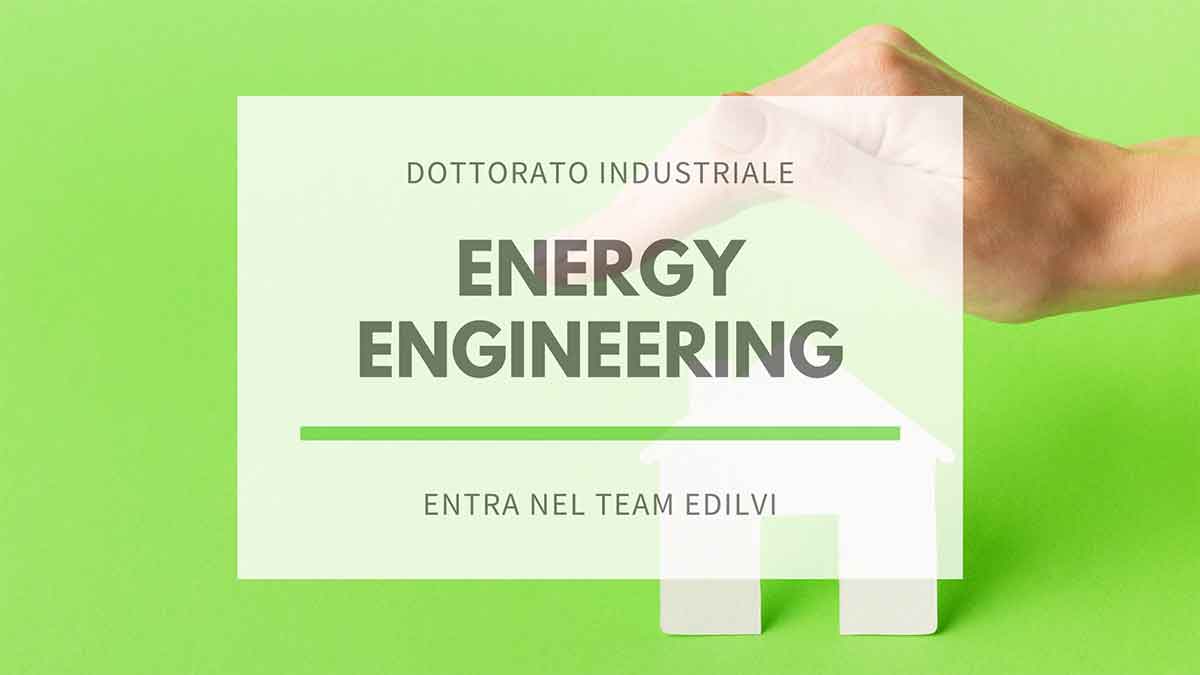 Dottorato industriale in Energy Engineering - mano che protegge modellino di casa in carta